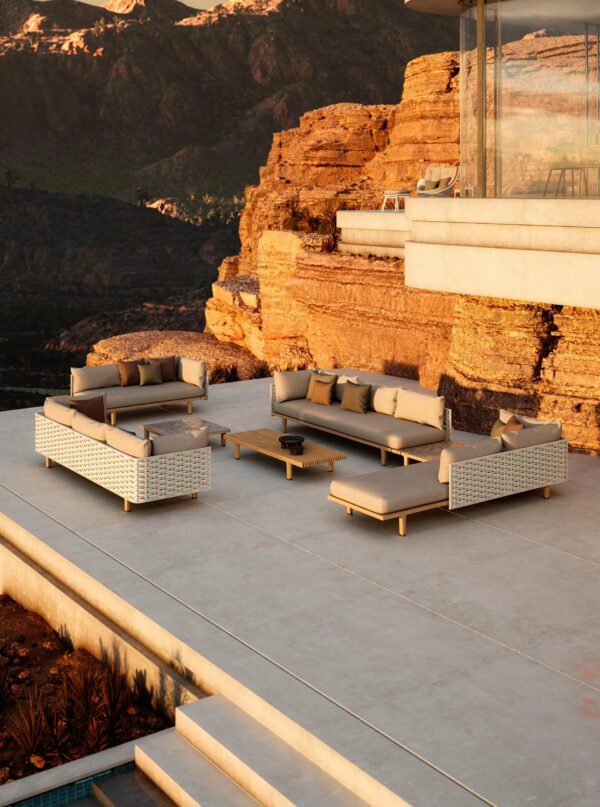 3-Sitzer Gartensofa aus Stoff | DEDON | SEALINE - Image 3