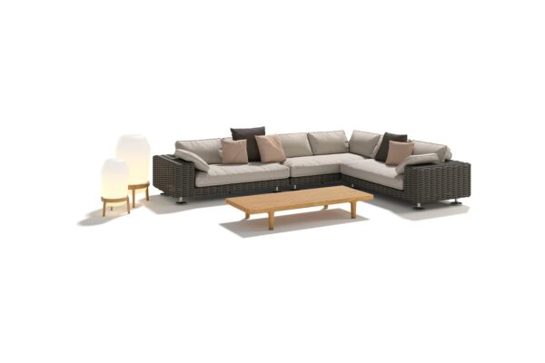 Modulares Gartensofa aus Stoff | DEDON | SEALINE - Image 2