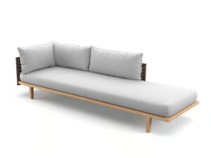 Récamiere für den Garten aus Stoff | DEDON | SEALINE