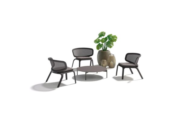 Lounge Gartensessel aus synthetischer Faser | DEDON | SEASHELL - Image 2