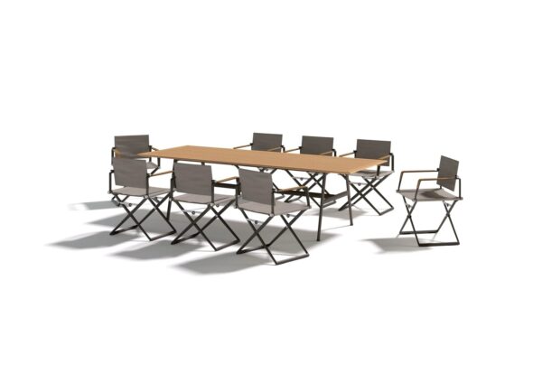 Regiestuhl aus pulverbeschichtetem Aluminium | DEDON | SEAX - Image 7