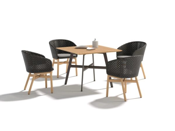Quadratischer Gartentisch aus Teakholz | DEDON | SEAX - Image 2