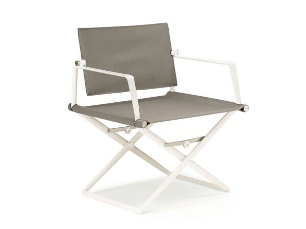 Klappbarer Lounge Gartensessel aus pulverbeschichtetem Aluminium | DEDON | SEAX - Image 2