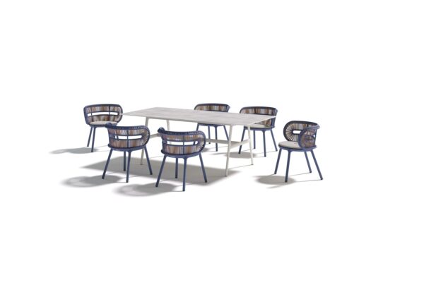 Rechteckiger Gartentisch aus keramikhaltigen Materialien | DEDON | SEAX - Image 3