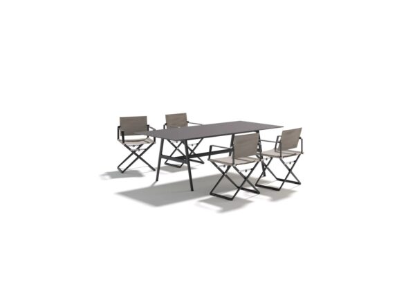 Regiestuhl aus pulverbeschichtetem Aluminium | DEDON | SEAX - Image 8