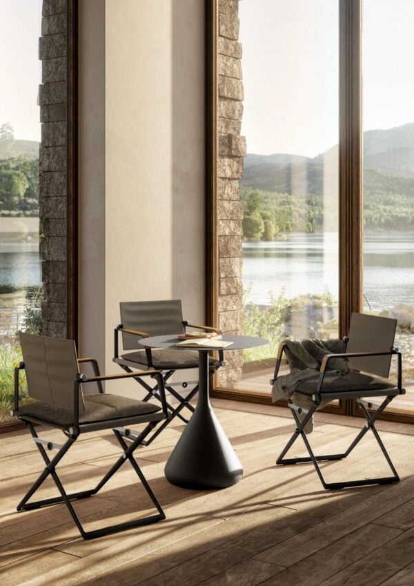 Regiestuhl aus pulverbeschichtetem Aluminium | DEDON | SEAX - Image 16