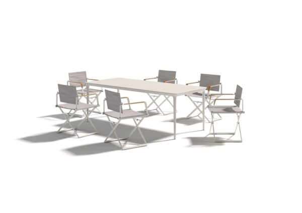Regiestuhl aus pulverbeschichtetem Aluminium | DEDON | SEAX - Image 12