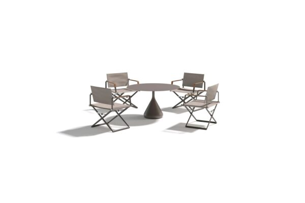 Regiestuhl aus pulverbeschichtetem Aluminium | DEDON | SEAX - Image 4
