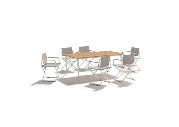 Regiestuhl aus pulverbeschichtetem Aluminium | DEDON | SEAX - Image 10