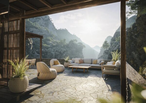 3-Sitzer Gartensofa aus Stoff | DEDON | TIBBO - Image 3