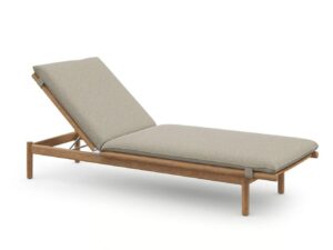 Verstellbarer Gartenliege aus Teakholz | DEDON | TIBBO