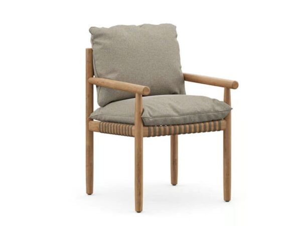 Gartenstuhl aus Teakholz mit Armlehnen | DEDON | TIBBO