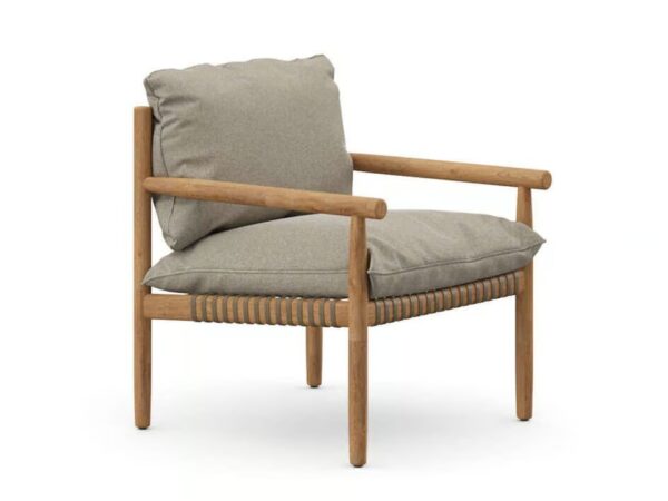 Lounge Gartensessel aus Teakholz mit Armlehnen | DEDON | TIBBO