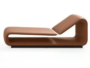 Chaiselongue aus Leder | Desalto | Clip