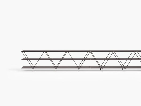 Modulares Bücherregal aus Stahl | Desalto | Zinco - Image 3