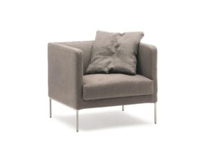 Sessel aus Stoff mit abnehmbarem Bezug mit Armlehnen | Living Divani | Lipp