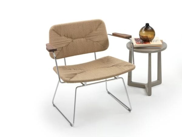 Mit Kufengestell Loungesessel mit Armlehnen | Flexform | Echoes