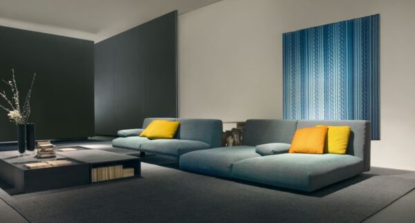 Niedriger Couchtisch aus Holz mit integriertem Zeitungsständer | Paola Lenti | Edel - Image 2