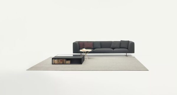 Niedriger Couchtisch aus Holz mit integriertem Zeitungsständer | Paola Lenti | Edel - Image 3