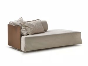 Tagesliege aus Stoff mit abnehmbarem Bezug | Flexform | Eden