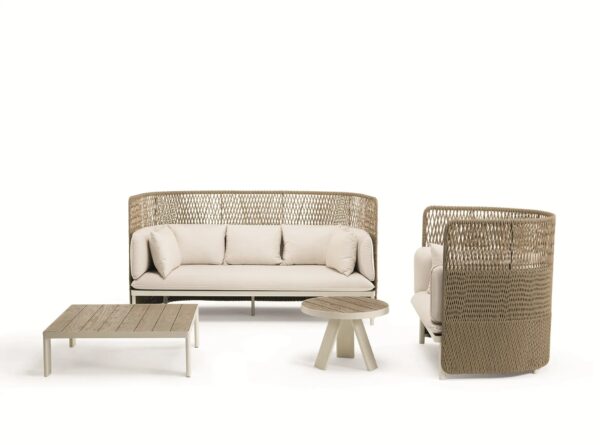 3-Sitzer Gartensofa mit hoher Rückenlehne | Ethimo | Esedra - Image 3
