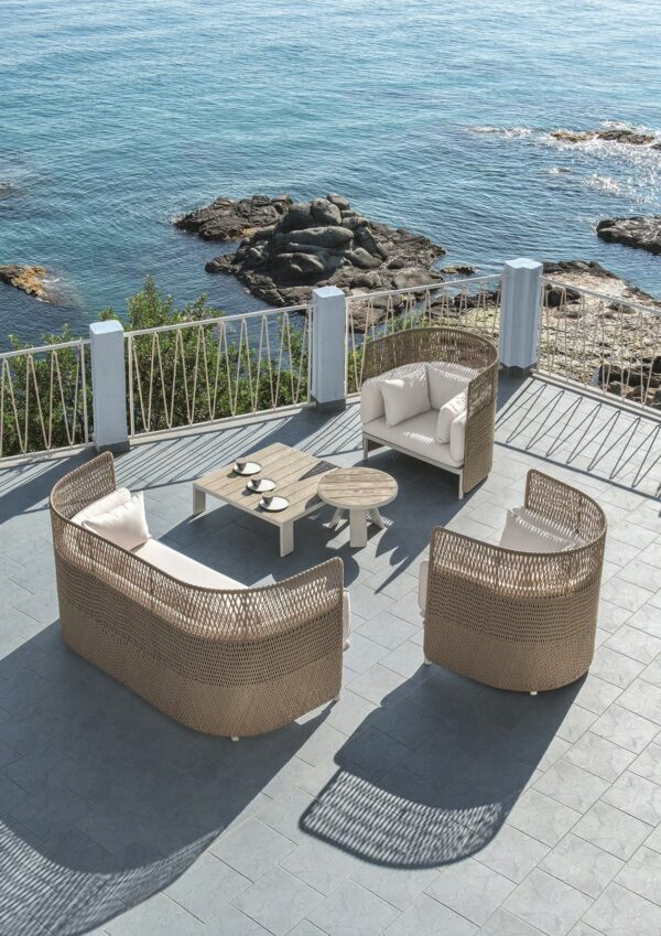 3-Sitzer Gartensofa mit hoher Rückenlehne | Ethimo | Esedra - Image 4