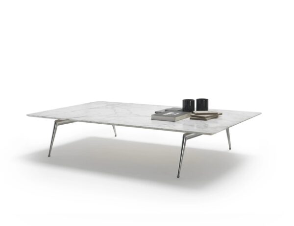 Rechteckiger Kaffeetisch aus Marmor | Flexform | Este - Image 2
