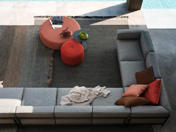 Garten Ecksofa aus Stoff mit Récamiere | RODA | Estendo - Image 8