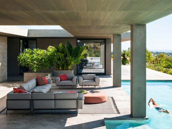 Garten Ecksofa aus Stoff mit Récamiere | RODA | Estendo - Image 9