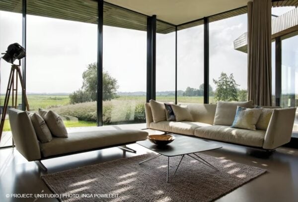 3-Sitzer Sofa aus Stoff | Flexform | Evergreen - Image 2