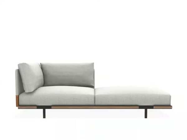 Gartensofa aus Stoff mit Récamiere | Ethimo | Baia