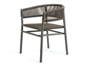 Stapelbarer Gartenstuhl aus Seil | Ethimo | Kilt