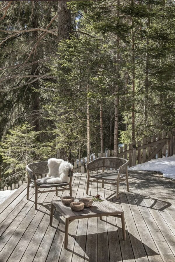 Lounge Gartensessel aus Seil mit Armlehnen | Ethimo | Kilt - Image 4