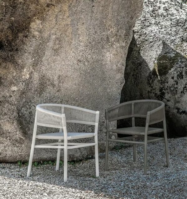 Stapelbarer Gartenstuhl aus Seil | Ethimo | Kilt - Image 3