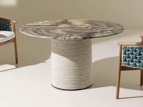Runder Tisch aus Marmor | Ethimo | Patio - Image 4