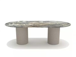 Oval table with marble top | Ethimo | Patio