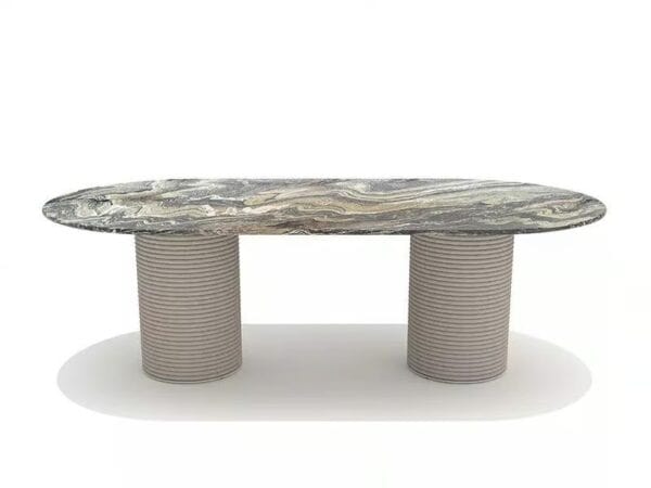 Oval table with marble top | Ethimo | Patio