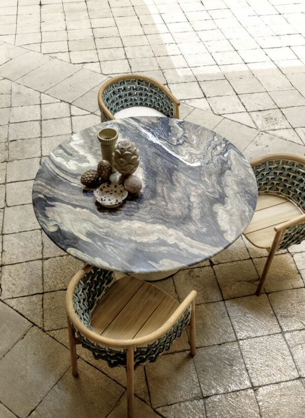 Runder Tisch aus Marmor | Ethimo | Patio - Image 2
