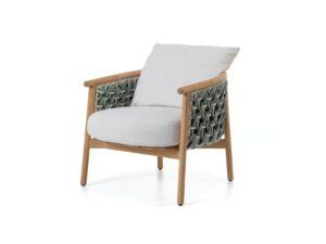 Lounge Gartensessel aus Teakholz mit Armlehnen | Ethimo | Patio