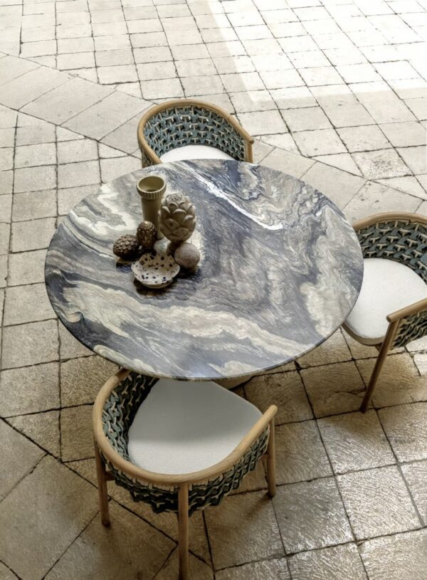 Runder Tisch aus Marmor | Ethimo | Patio - Image 3