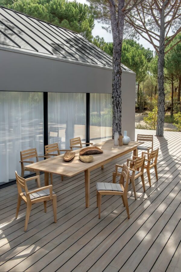 Gartenstuhl aus Teakholz mit Armlehnen | Ethimo | Ribot - Image 2