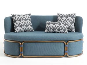2-Sitzer Sofa aus Stoff | Ethimo | Rotin