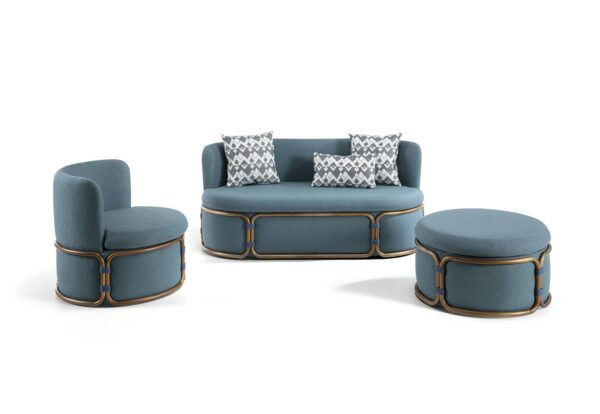 2-Sitzer Sofa aus Stoff | Ethimo | Rotin - Image 6