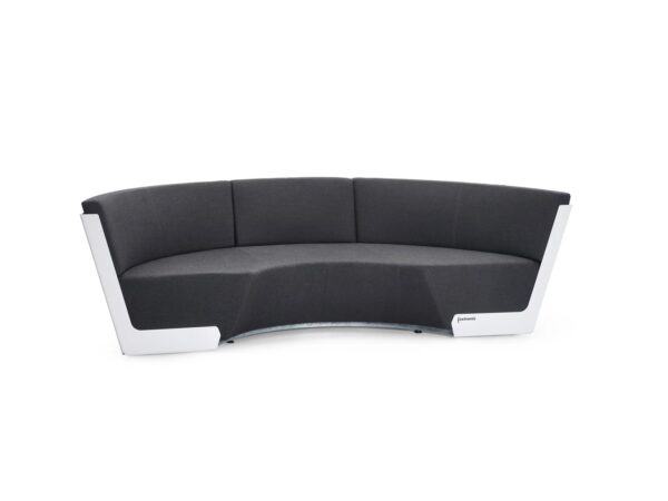 3-Sitzer gebogen Gartensofa aus Stoff | Extremis | Kosmos - Image 2