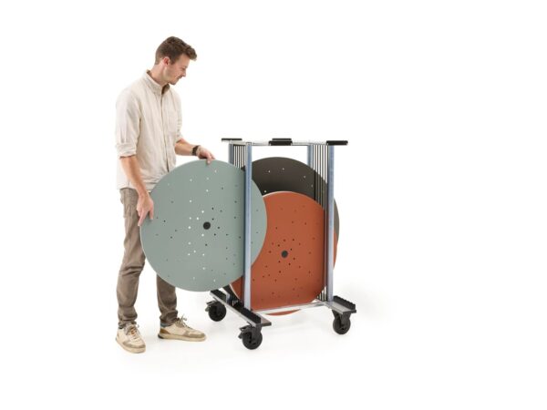 Runder Hochtisch aus pulverbeschichtetem Aluminium | Extremis | Tiki - Image 6