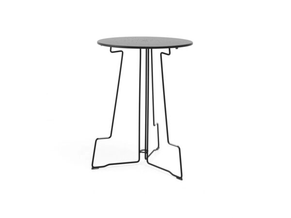 Runder Hochtisch aus pulverbeschichtetem Aluminium | Extremis | Tiki - Image 2