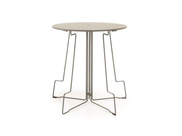 Runder Hochtisch aus pulverbeschichtetem Aluminium | Extremis | Tiki - Image 5