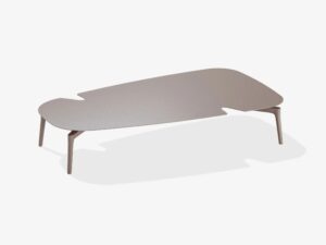 Niedriger Garten-Beistelltisch aus pulverbeschichtetem Aluminium | FAST | Aikana