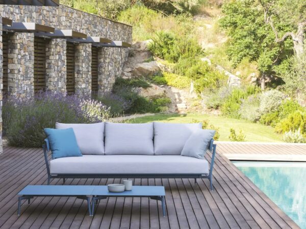 Niedriger modularer Garten-Beistelltisch aus pulverbeschichtetem Aluminium | FAST | Aikana - Image 7