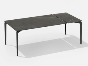 Ausziehbarer rechteckiger Gartentisch aus Feinsteinzeug | FAST | Allsize
